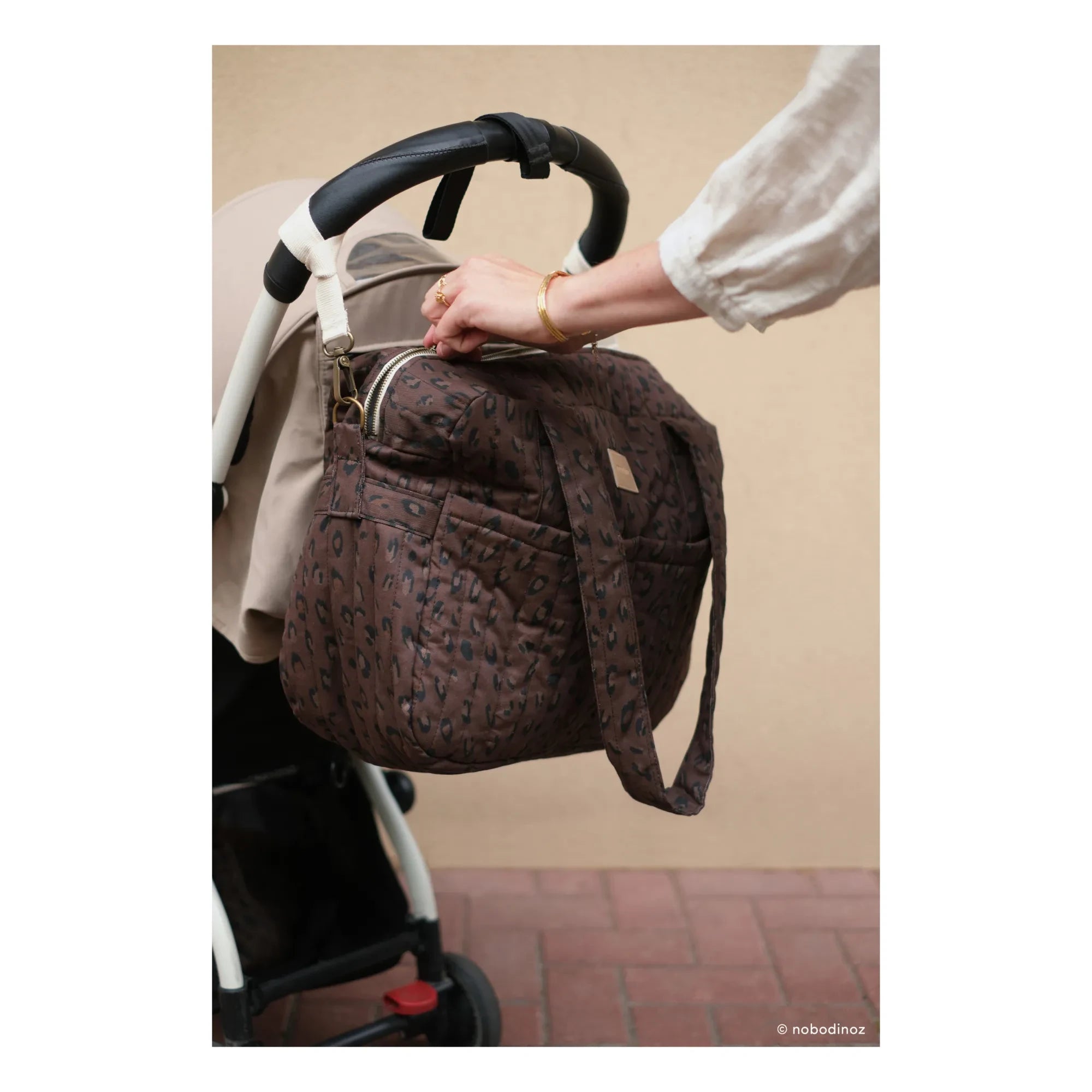 Nobodinoz - Hyde Park Wickeltasche | Leopard