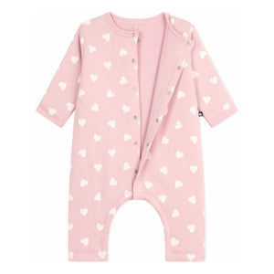 Petit Bateau - Pamuk Dolgulu Kalpler Tulum | Açık Pembe