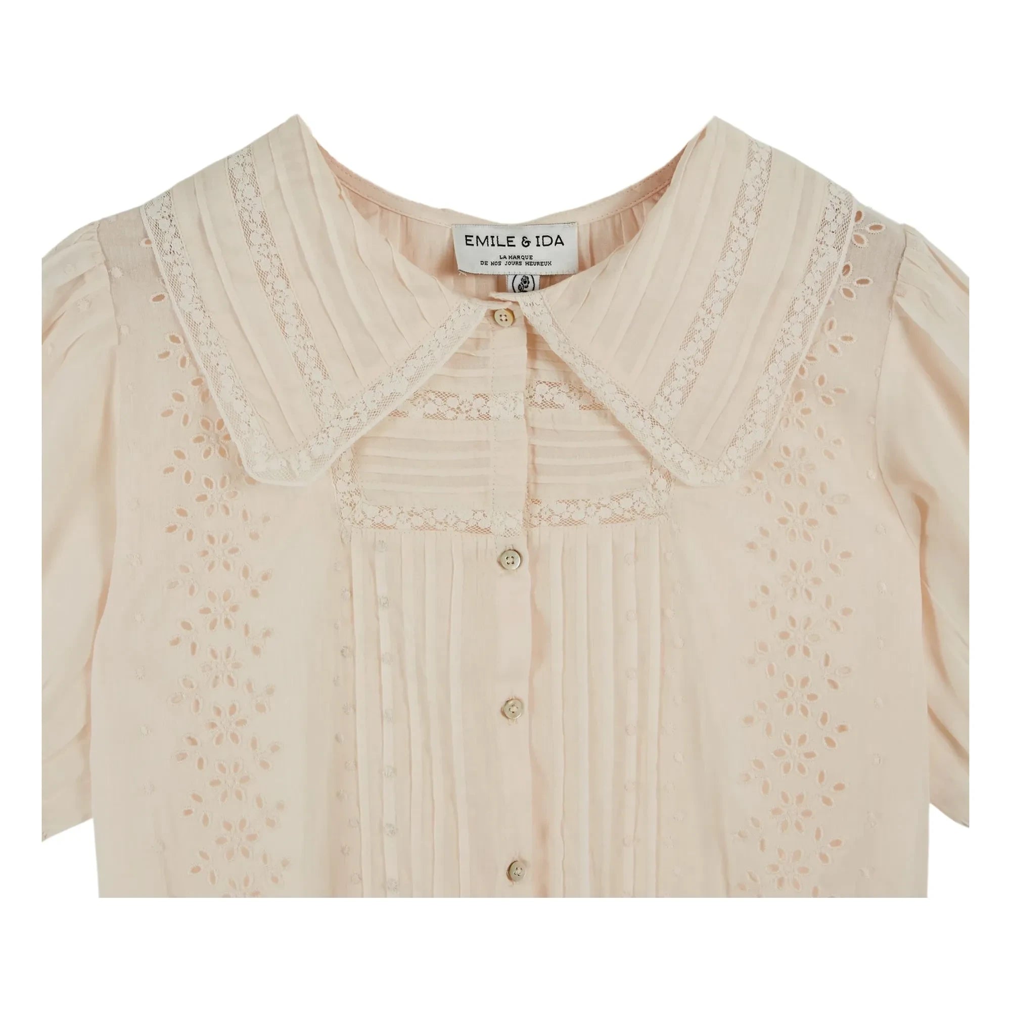 Emile et Ida - Vintage Cotton Blouse | Cream