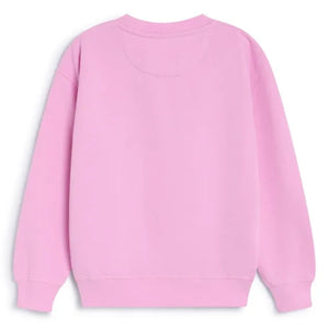the new society - Pamuk Logo Sweat | Lila