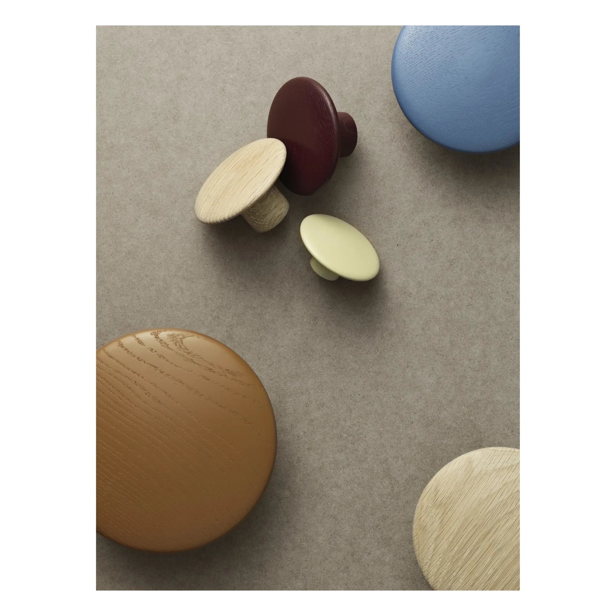 Muuto - The Dots Ashwood Askı | Mavi