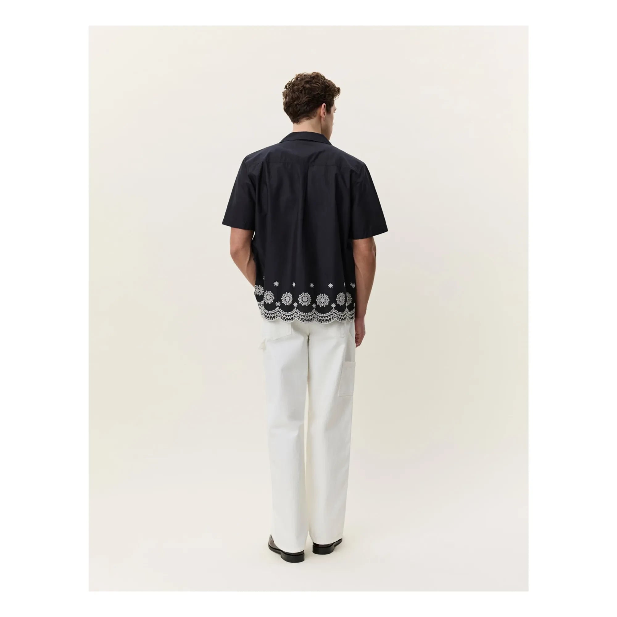 Les Deux - Chemise Border | Siyah
