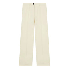 Pomandère - Cotton and Linen Trousers | Beige