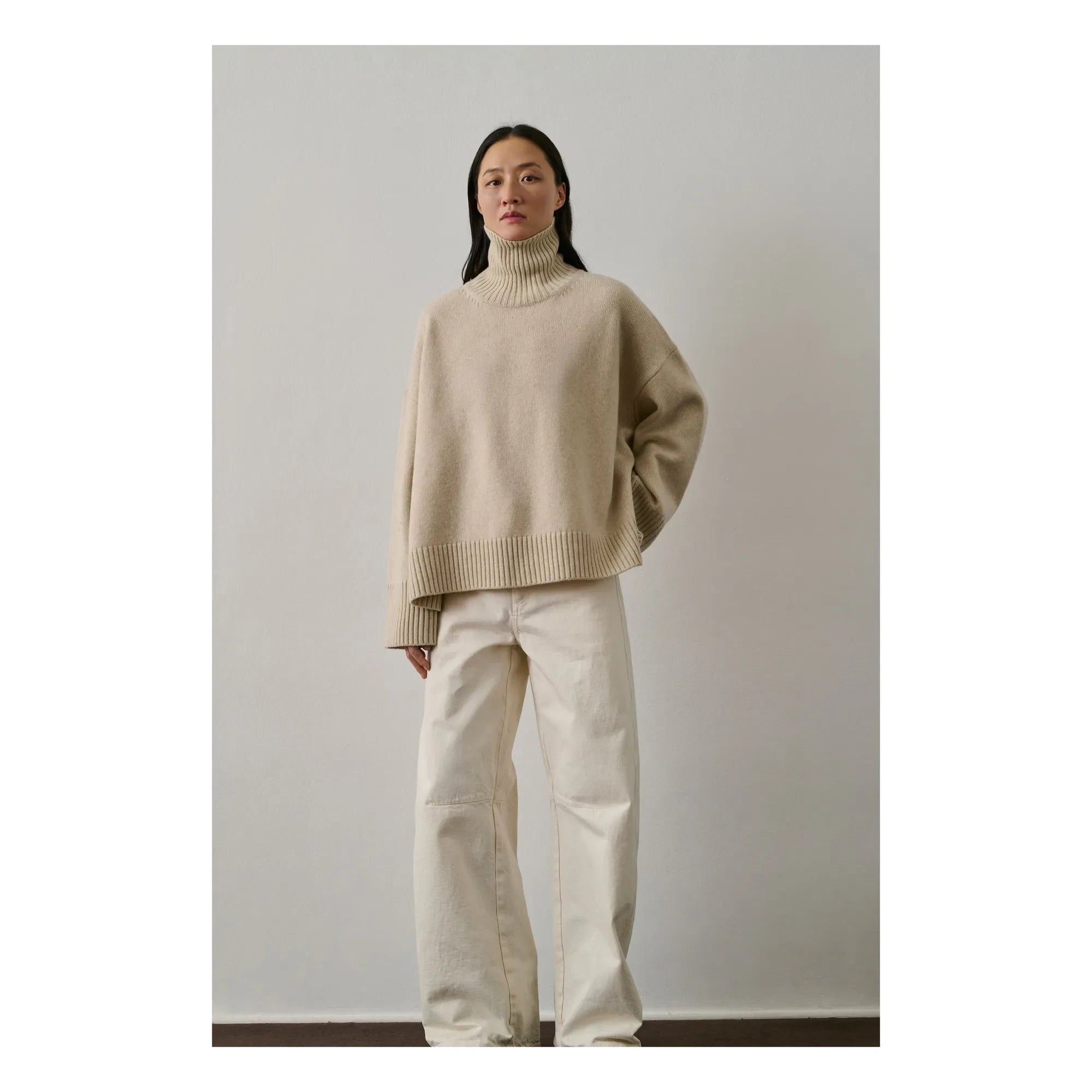 Soeur - William Merinowolle-Pullover | Heather White