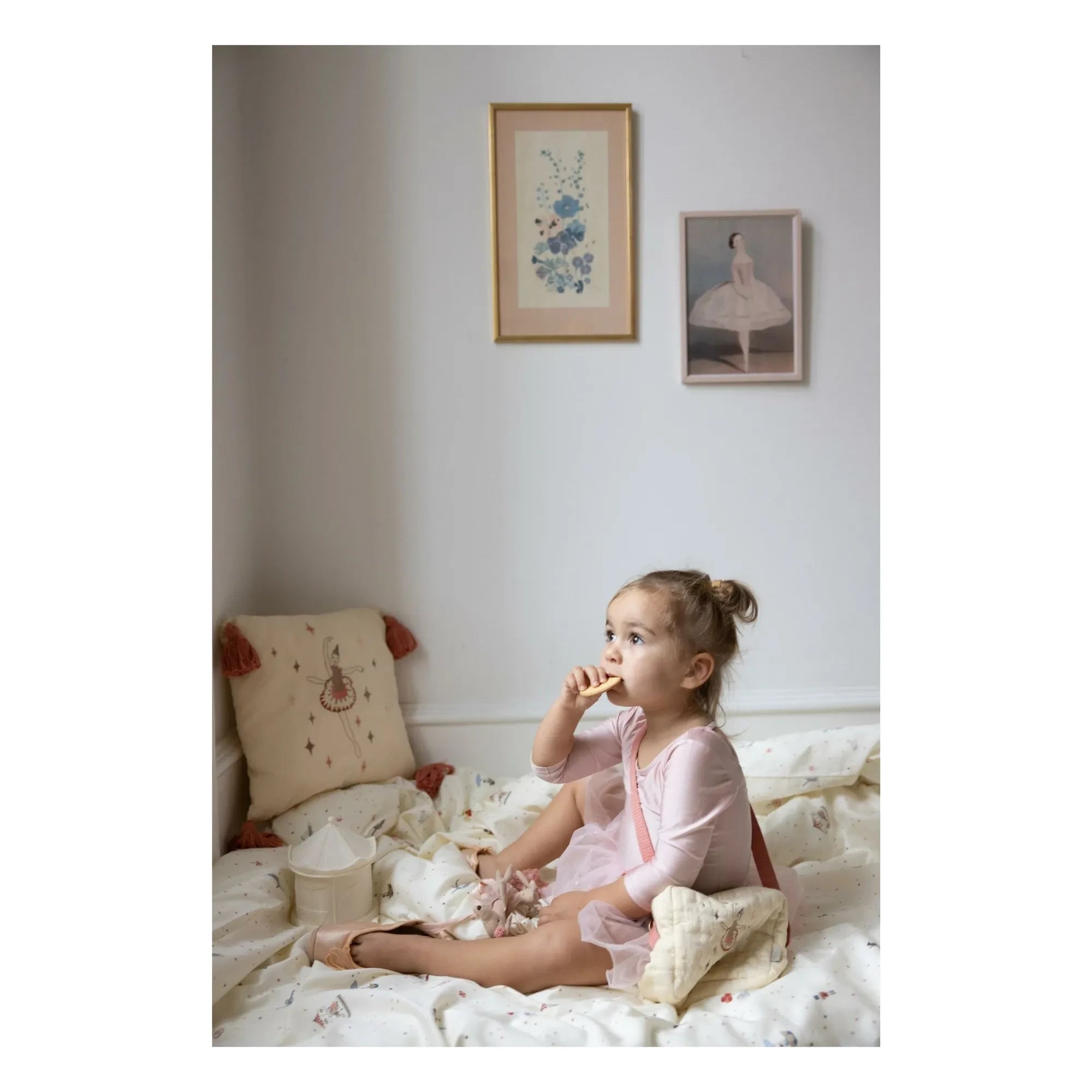 Cam Cam - Kissen mit Ballerina-Stickerei