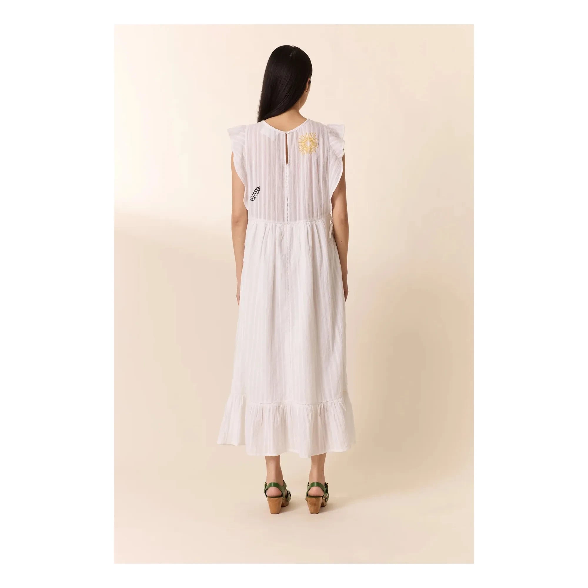 Leon & Harper - Organic Cotton Room Dress | White