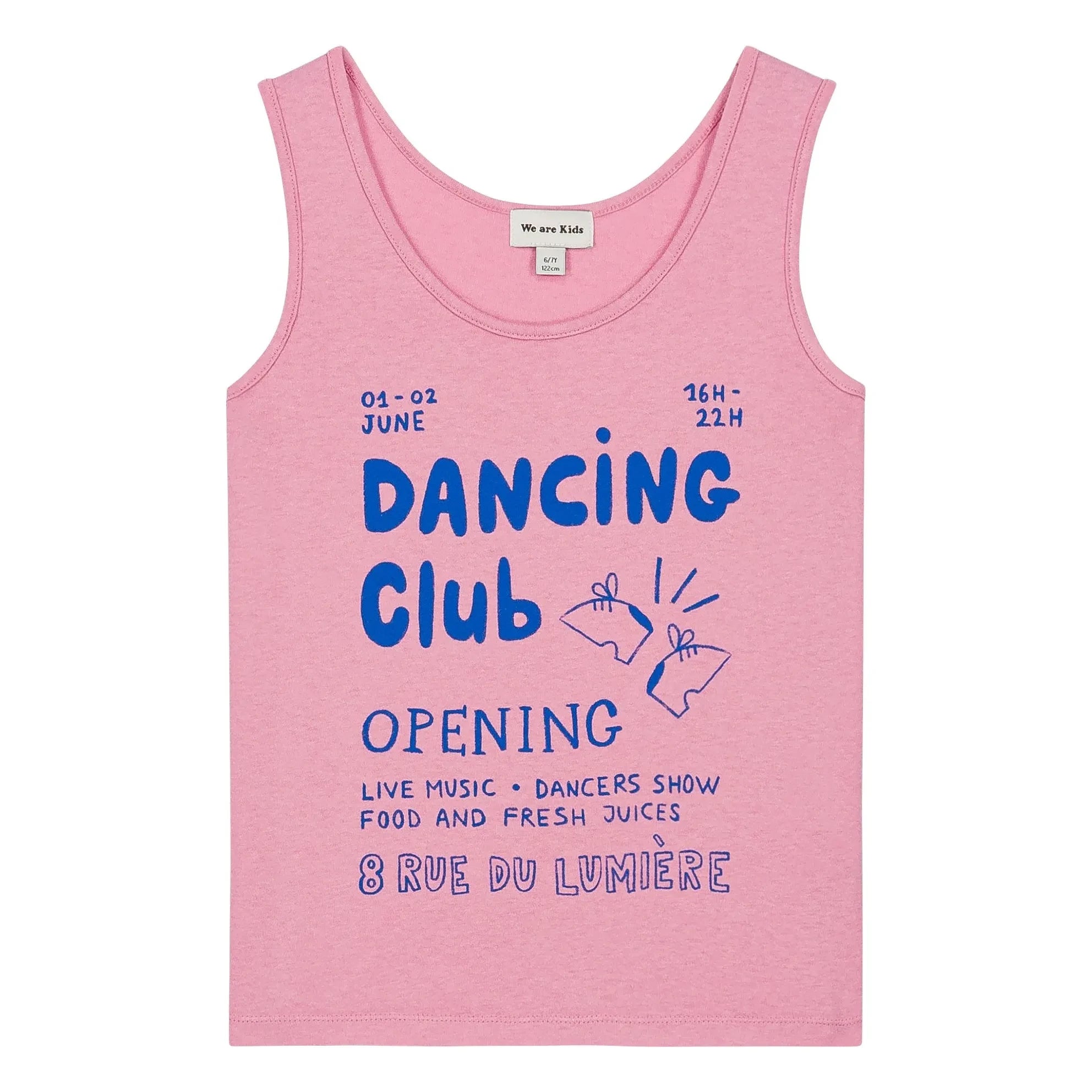We Are Kids - Marcel Dancing Club tank top Organic cotton | Pink