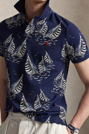 Polo Ralph Lauren Erkek Pamuklu Polo Yaka Tişört