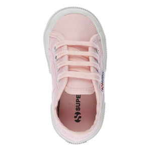 Superga - Düşük Pamuk Bağcıklı Sneakers | Soluk Pembe