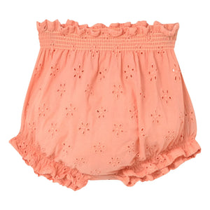 Cozmo - Rut Embroidered Bloomer | Coral