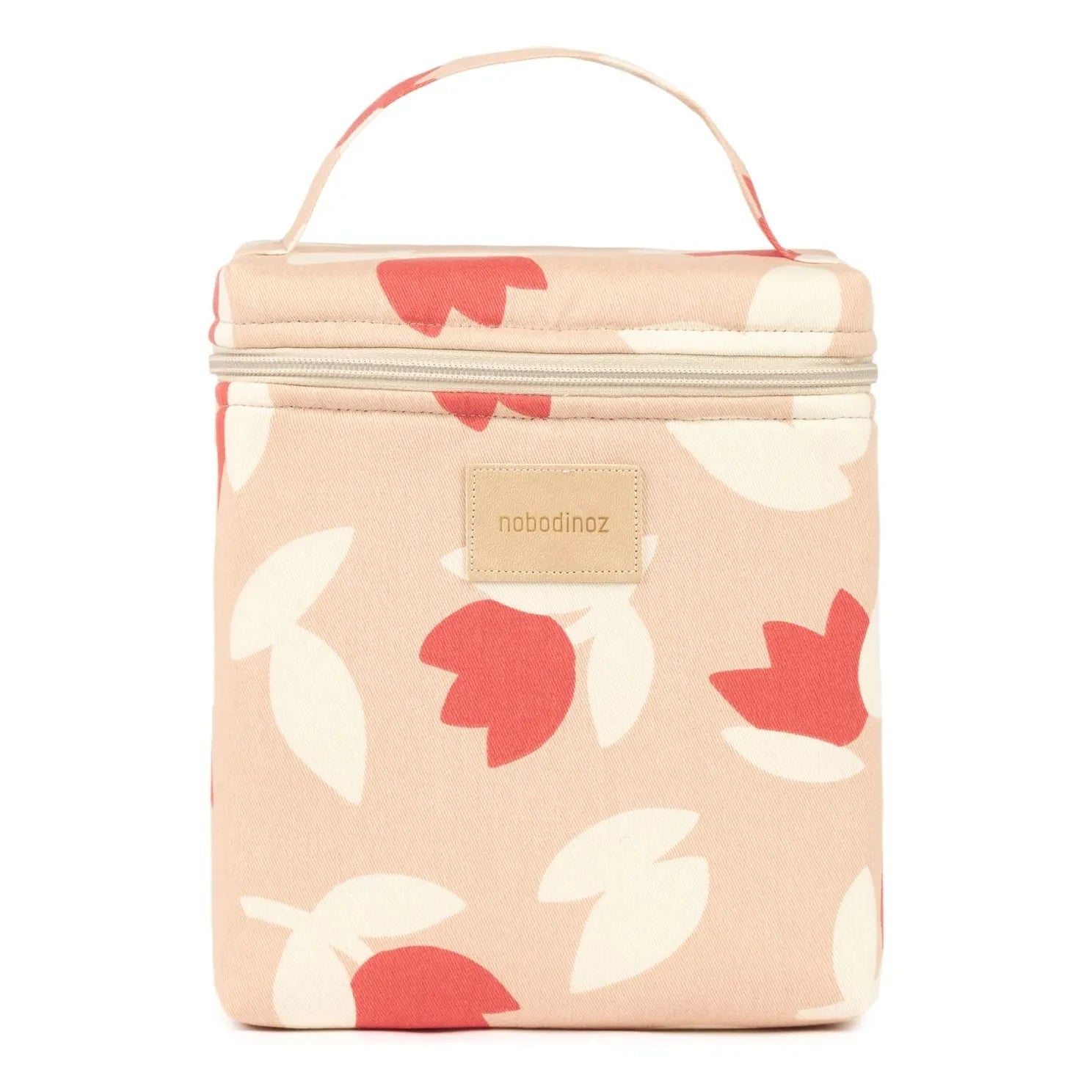 Nobodinoz - Insulated Lunch Bag Hyde Park Tulip | Red