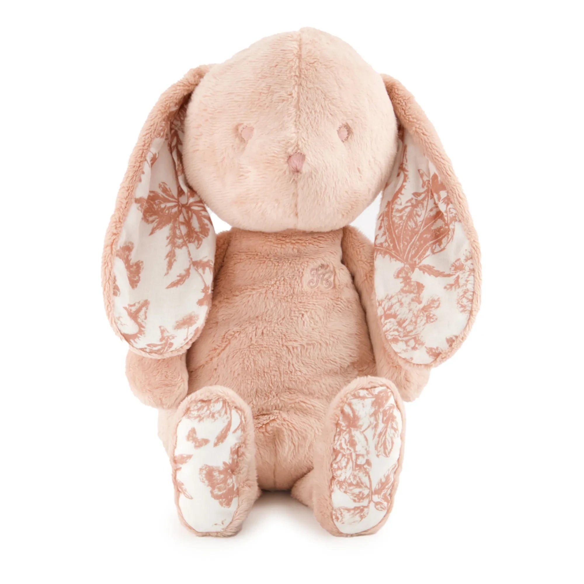 Tartine et Chocolat - Augustin tavşan peluşu Toile de Jouy | Şeftali