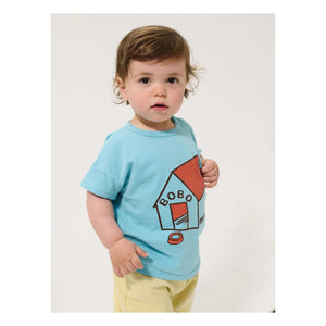 Bobo Choses - Niche Organic Cotton Baby T-Shirt | Blue