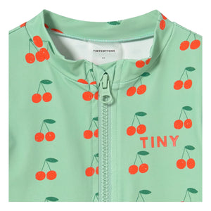 Tinycottons - Kirschbaum UV-Schutz Badeshirt | Grünwasser