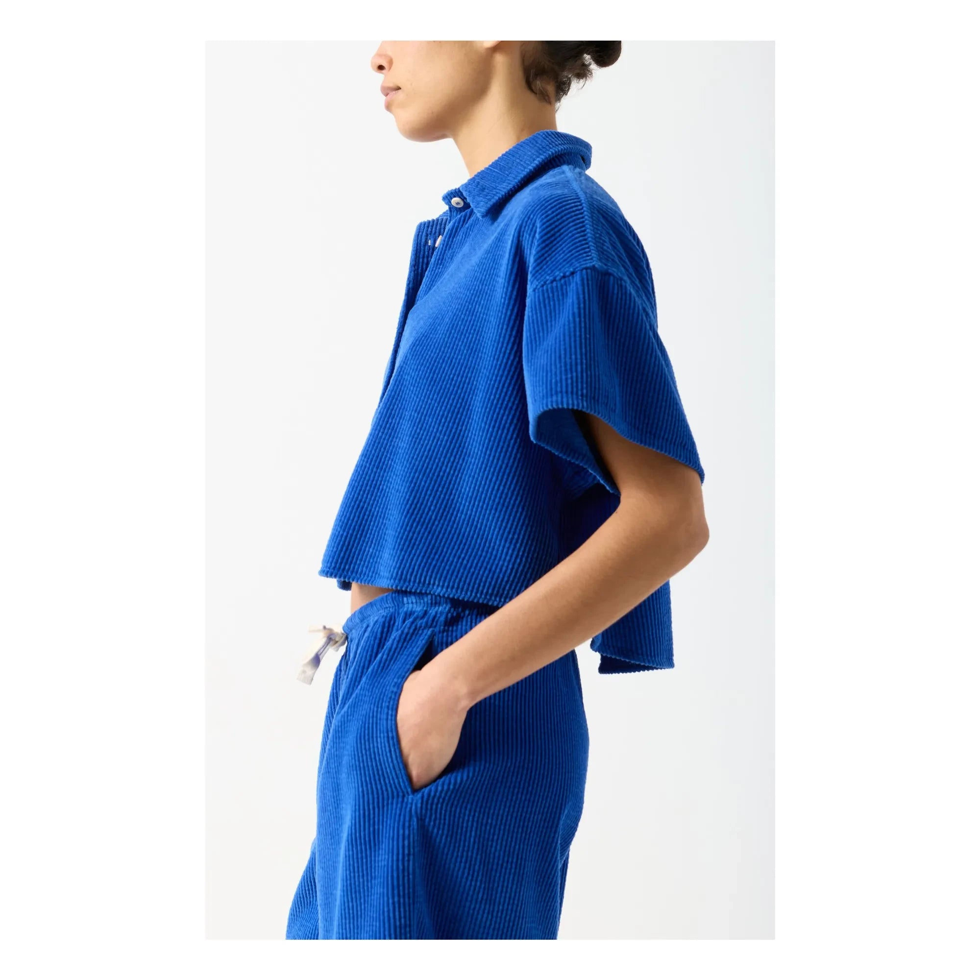American Vintage - Padow Baumwollhemd | Blau