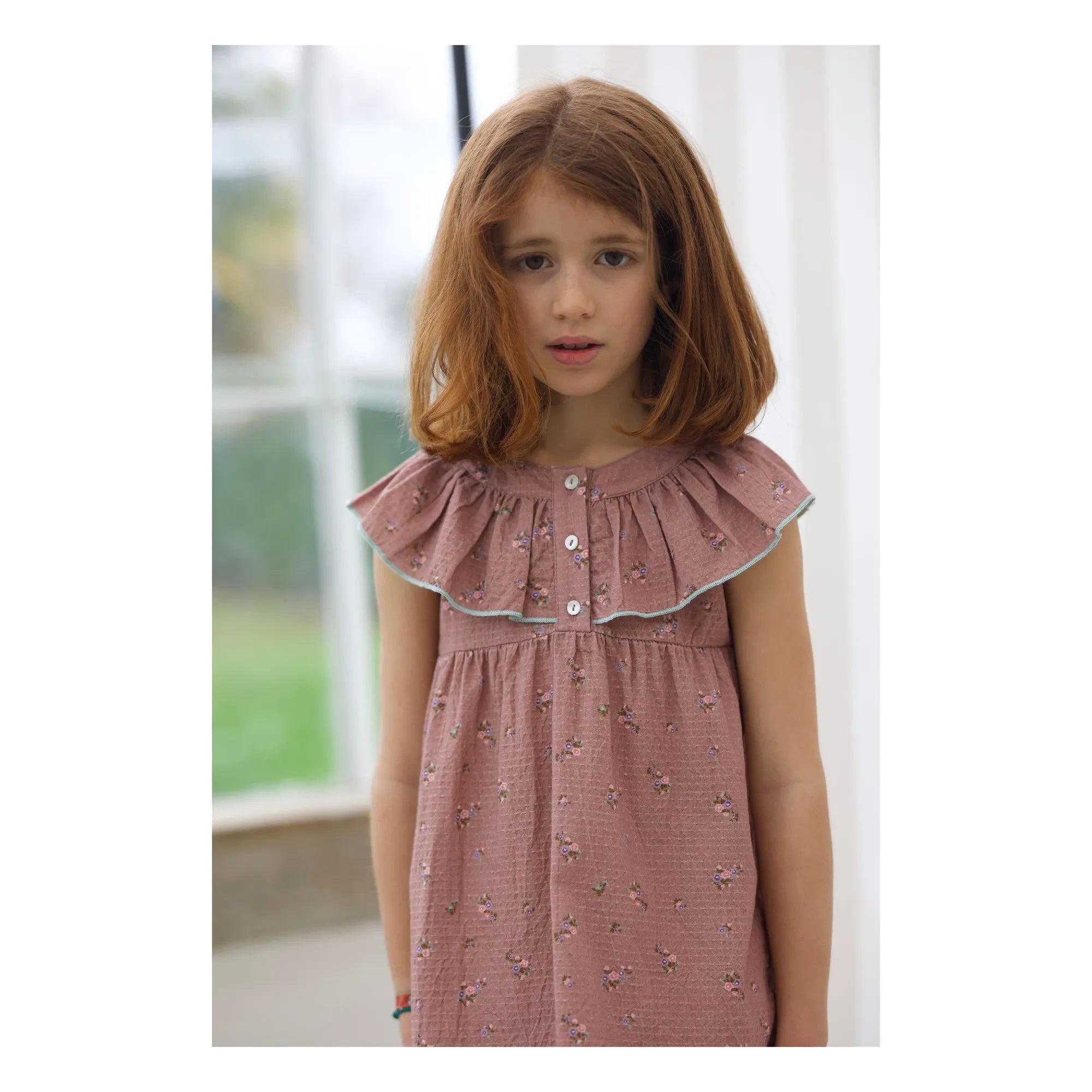 Lililotte - Renée Fleurie Organic Cotton Dress | Dusty Pink