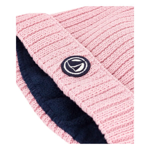 Petit Bateau - Checked Polar Beanie | Pink
