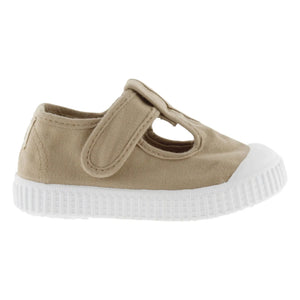 Victoria - Çizik Sneakers Sandalia Tira Lona | Camel