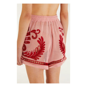 Farm Rio – Arabeske Shorts | Rosa