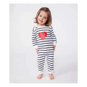 Petit Bateau - Berlin Organic Cotton Pajamas | Ecru