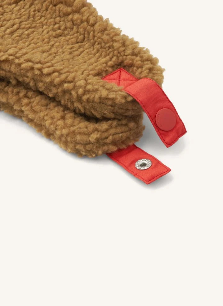 Liewood - Chapka Sherpa Colorblock Bravo Recycelt | Braun