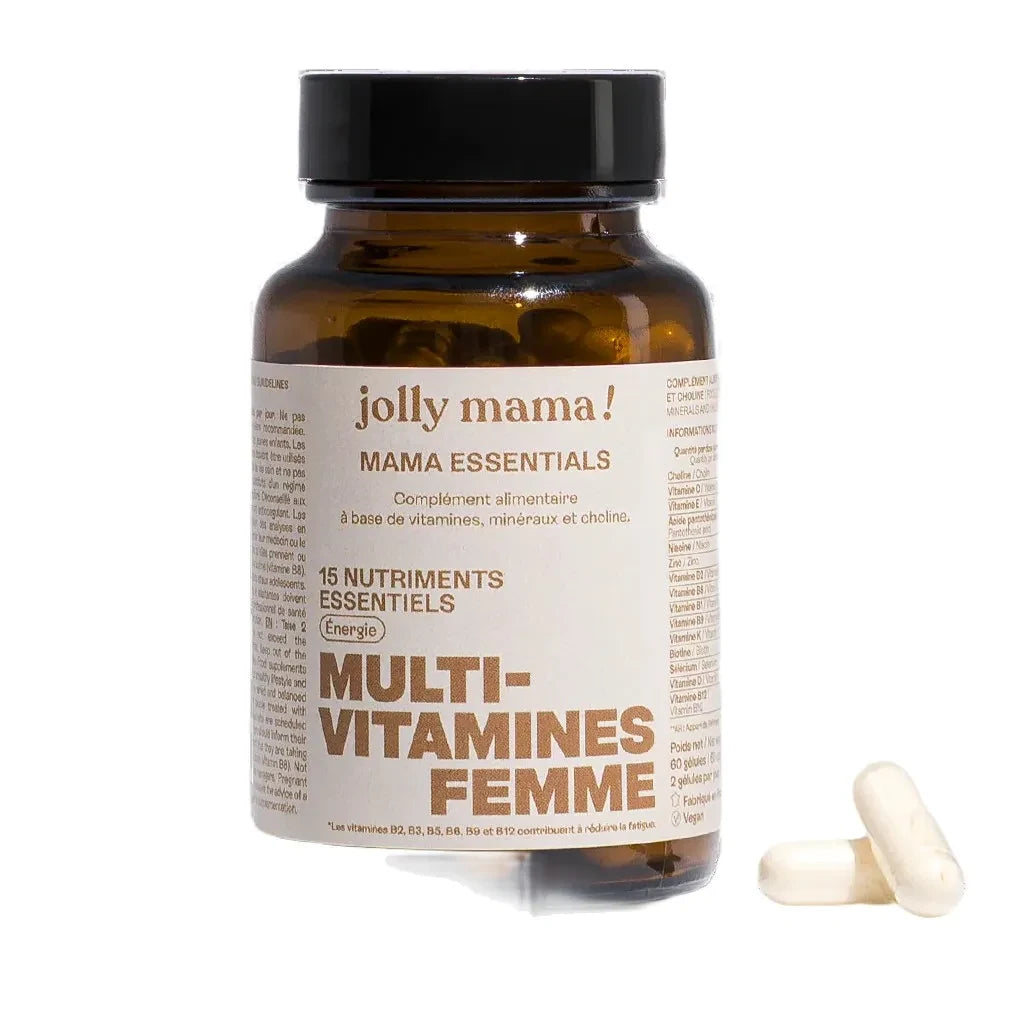 Jolly Mama - Mama Essentials multivitamin takviyesi - 60 kapsül