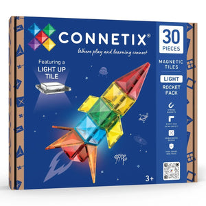 Connetix - Light Rocket Pack - 30 parça | Rainbow