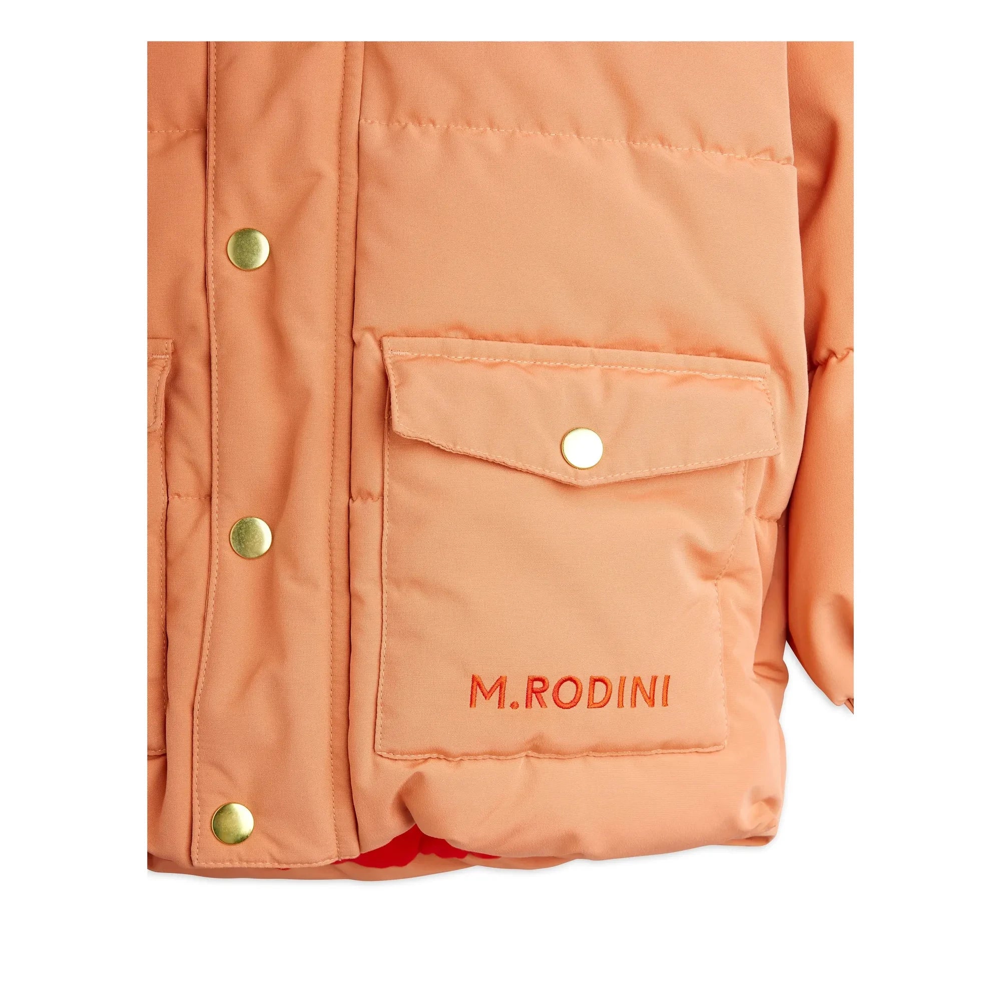 Mini Rodini - Wattierte Jacke uni | Peach