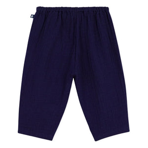 Petit Bateau - Organik Pamuk Müslin Pantolon | Yeşil