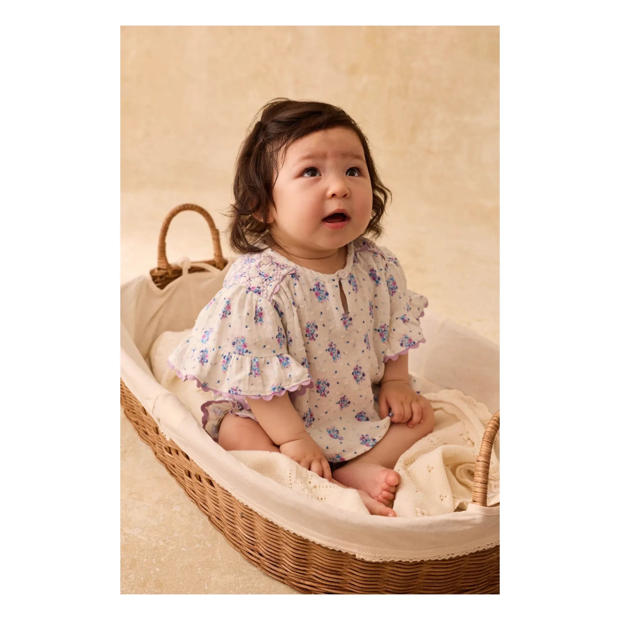 Louise Misha - Blouse Feliza Fleurie | Krem