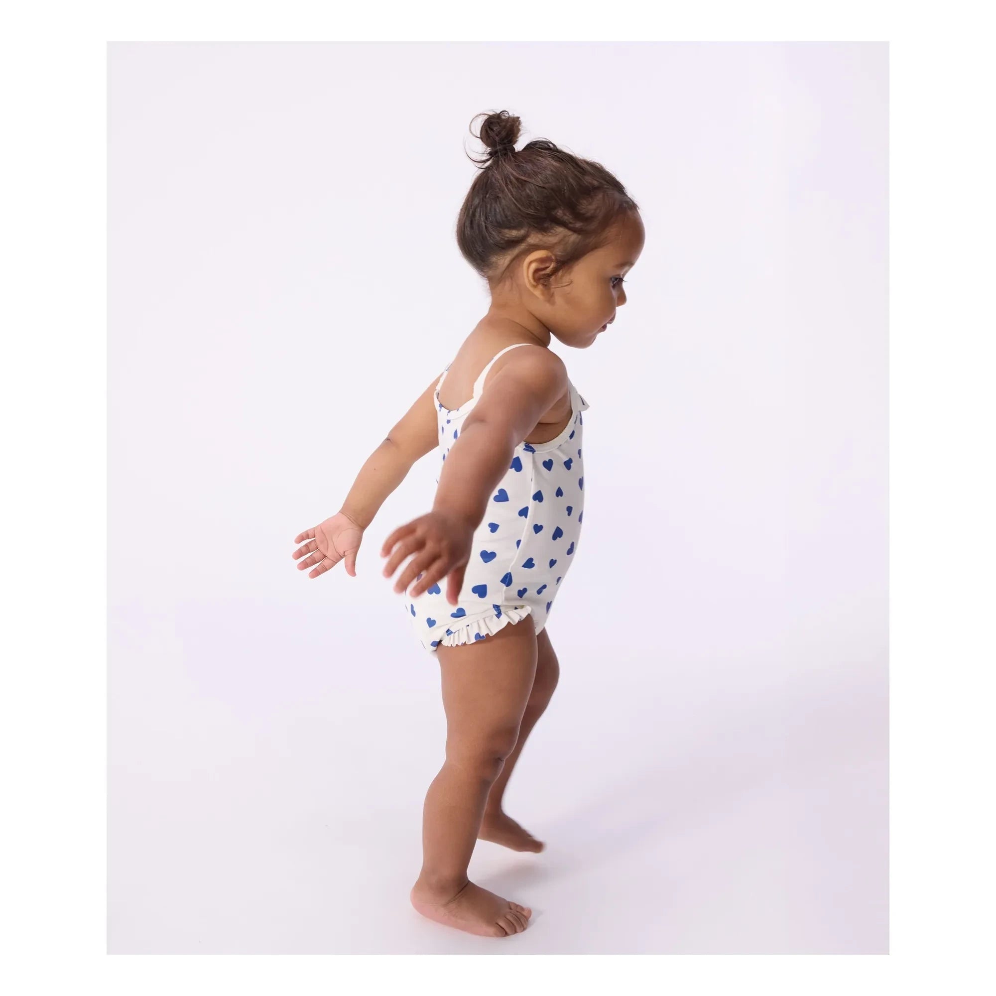 Petit Bateau - Cœurs Mayo | Beyaz