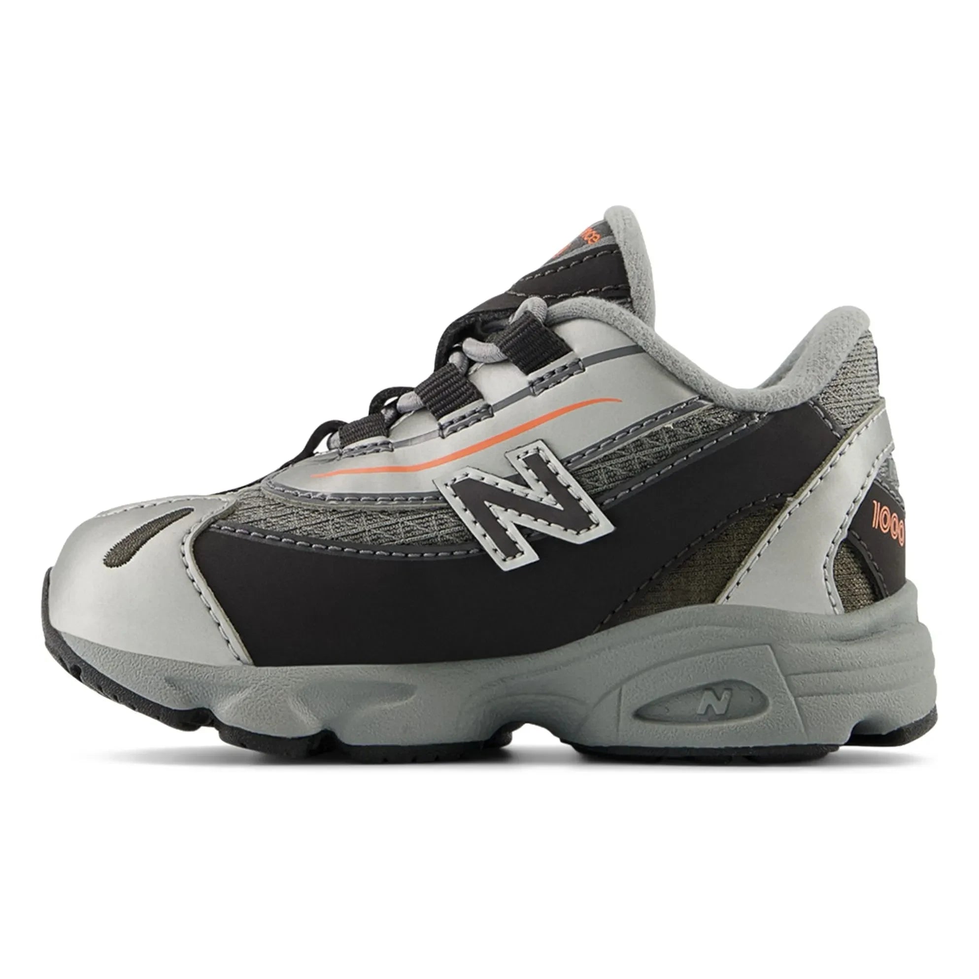 New Balance – Elastische Schnürsneaker 1000 | Neonorange