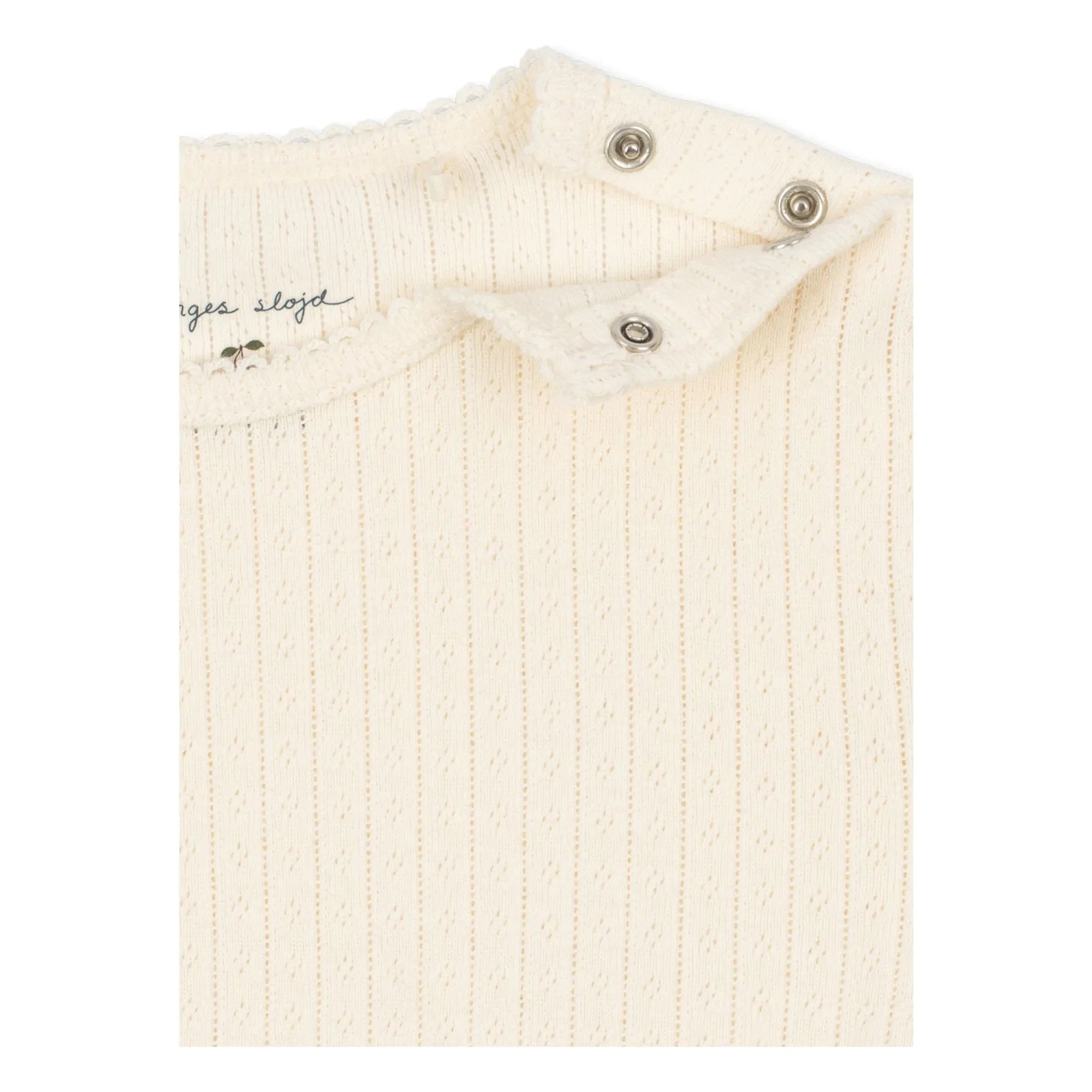 Konges Sløjd - Short Sleeve Body Minnie Organic Cotton | Ecru
