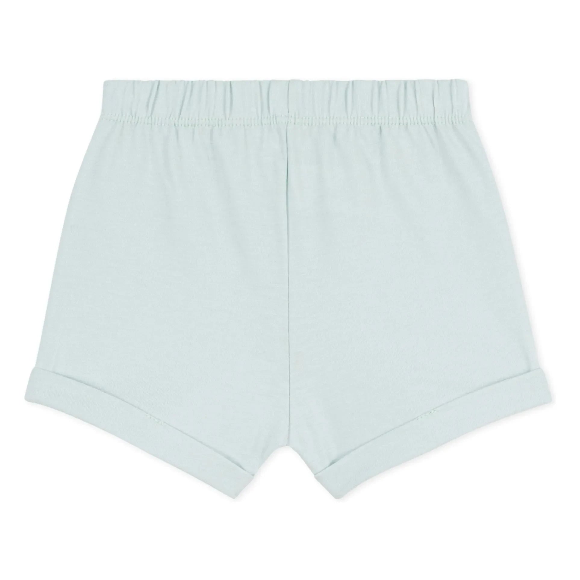 Petit Bateau - Organik pamuklu polar şort | Turkuaz