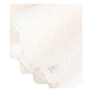 Petit Bateau - Broderie Anglaise Bluz Organik Pamuk | Ekru