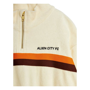 Mini Rodini - Alien City Organic Cotton Terry Sweatshirt | Ecru