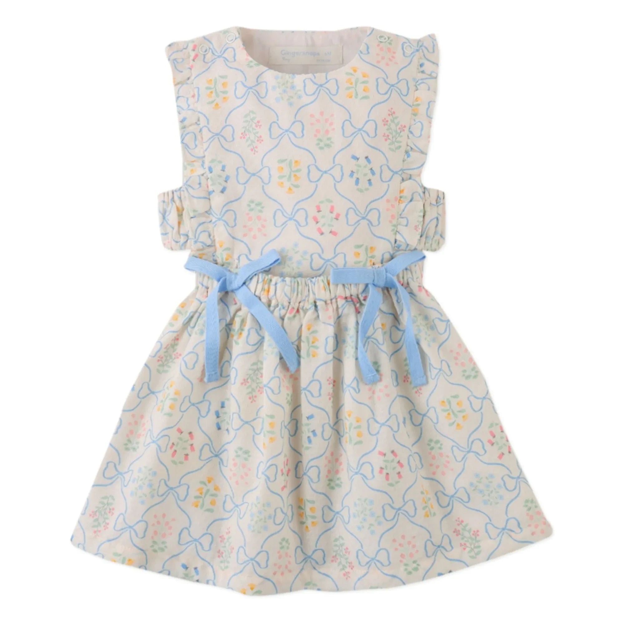 Gingersnaps - Kelsea Knotted Dress | Ecru