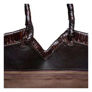 Vipera - Crudelia Deri Tote | Chocolate