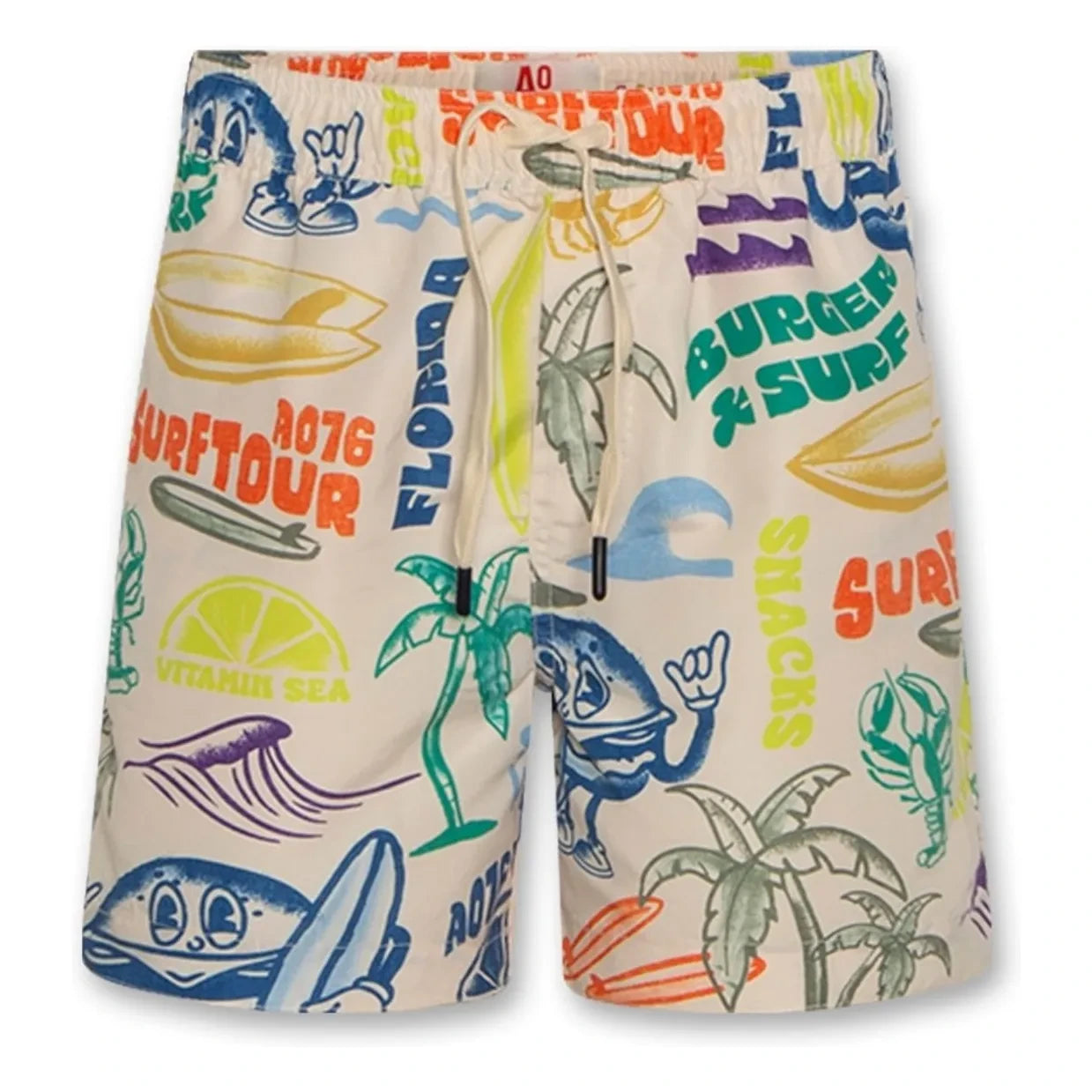 AO76 - Toni Burger Mayo Shorts | Ecru