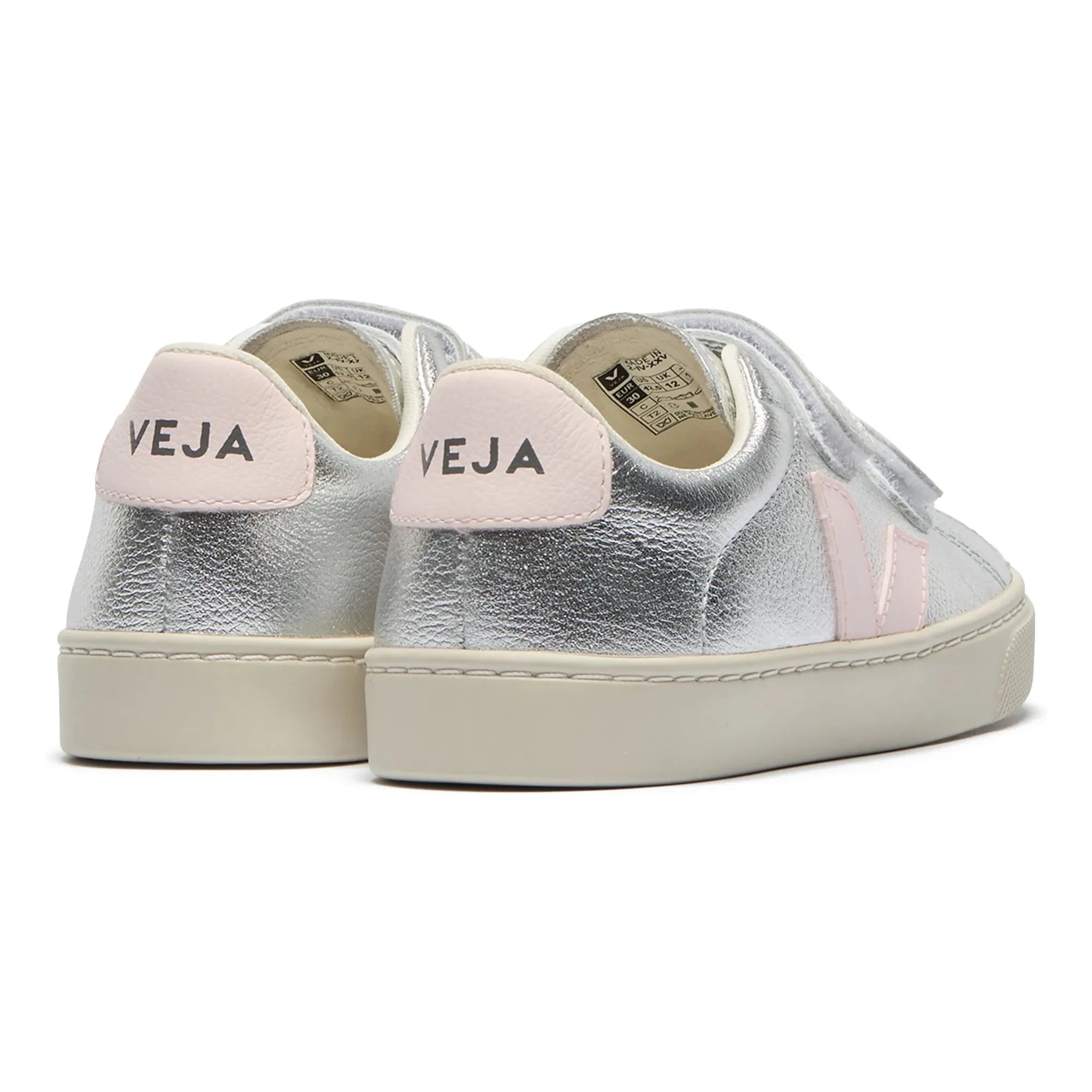 Veja - Esplar Deri Çizik Sneaker | Gümüş