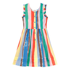 True Artist - Striped Dress | Blue