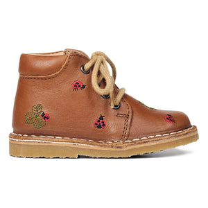 Petit Nord - Bestickte Classic Ladybird Stiefel - Uniqua Collection | Kamel