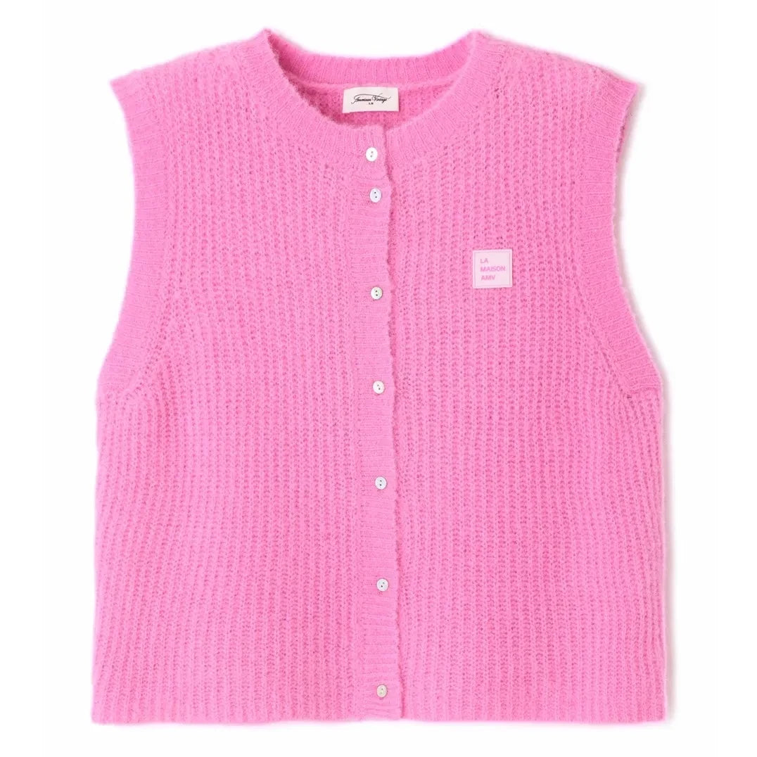 American Vintage - East Alpaca Hırka | Şeker pembesi