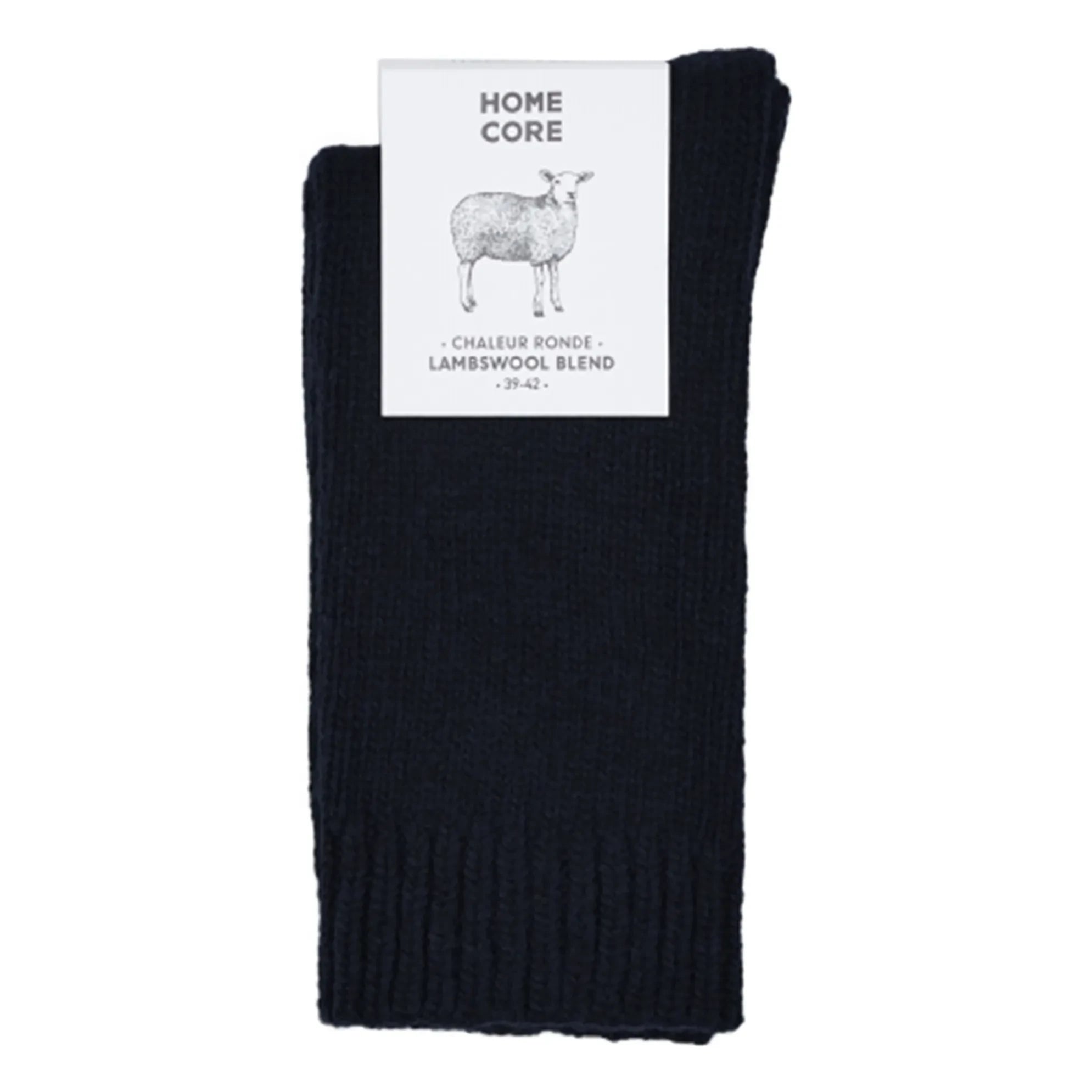 Homecore - Laine-Rustique Socken | Schwarz