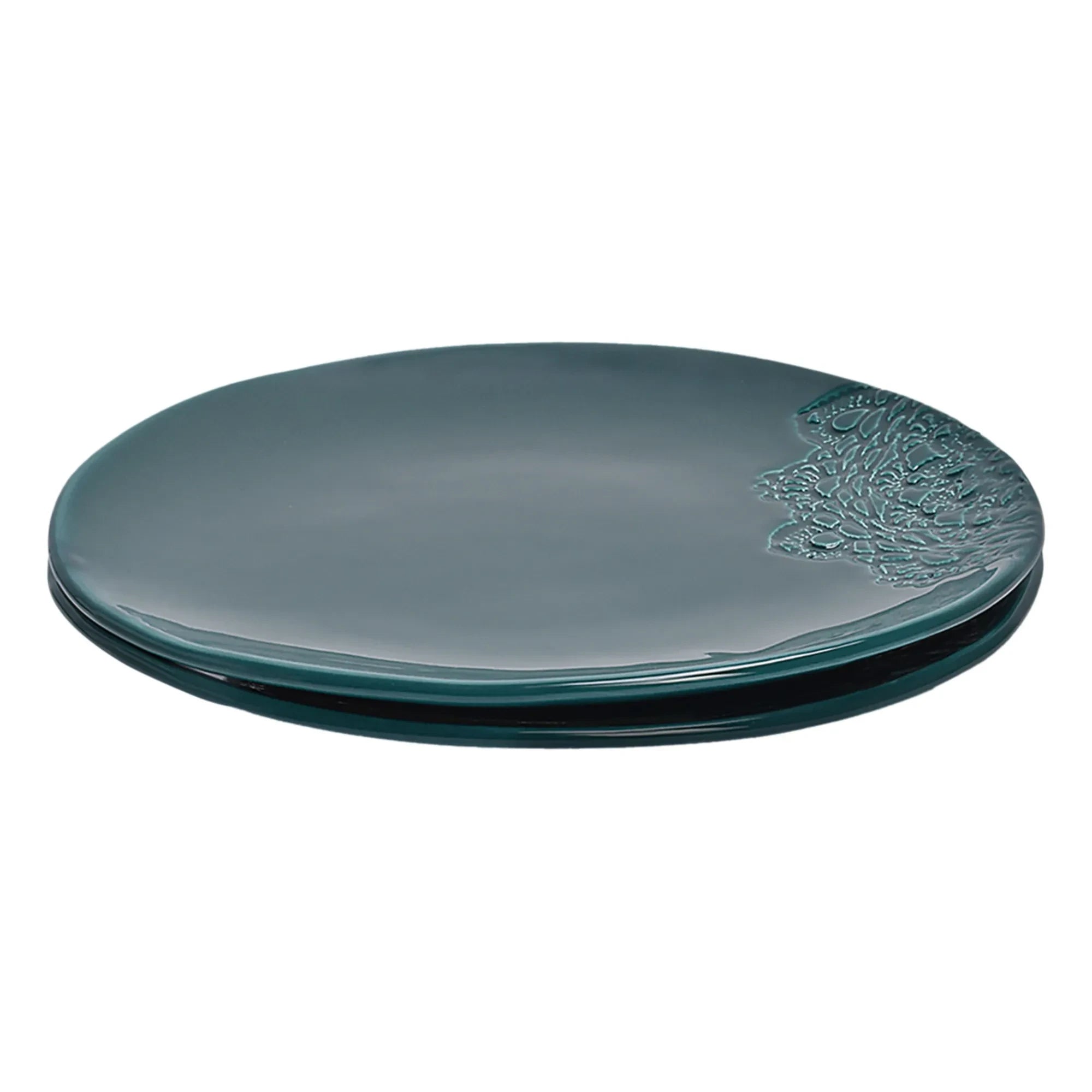 Maison Vessel - Blanca Crochet Lace Plates - Set of 2 | Jade