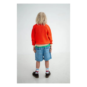 Repose AMS - Organic Cotton Denim Bermuda Shorts | Blue