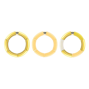 Parabaya - Riviera Amarelo 3 Armbänder | Gelb