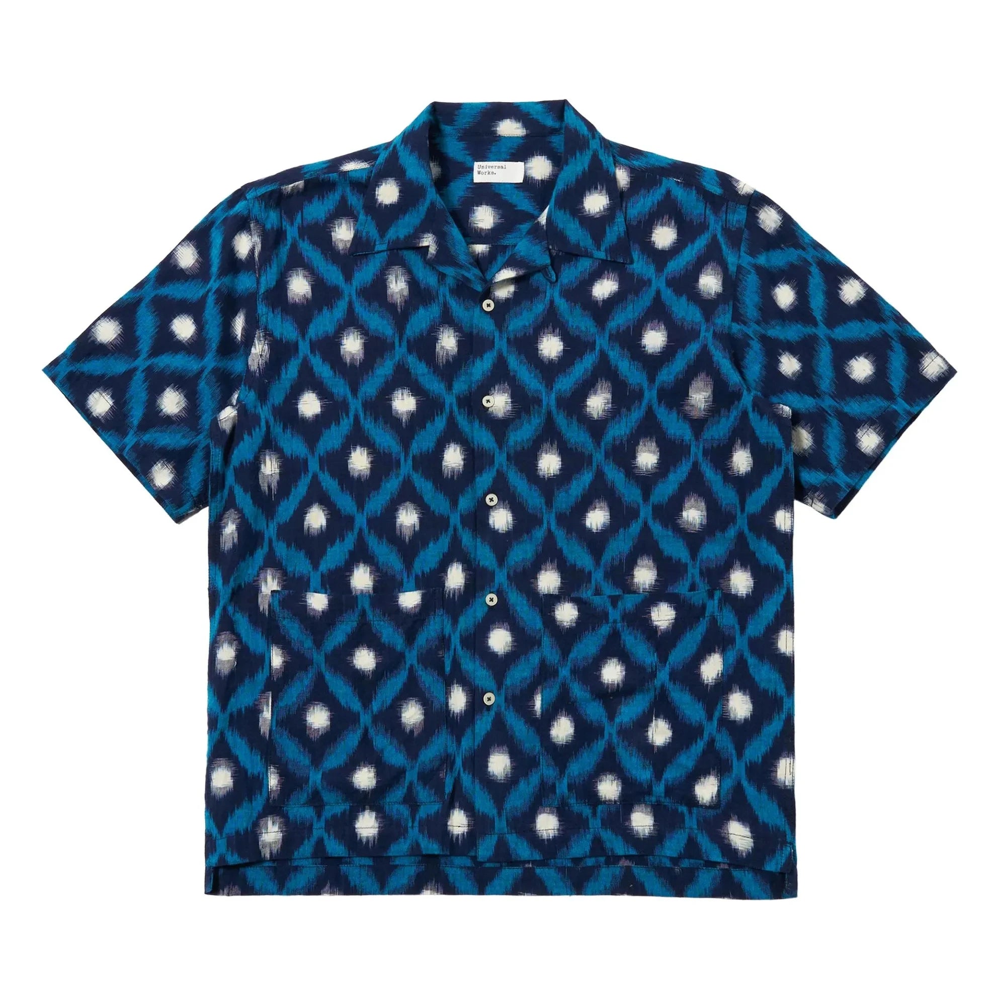 Universal Works - Chemise Deck Diamond | Koyu Mavi