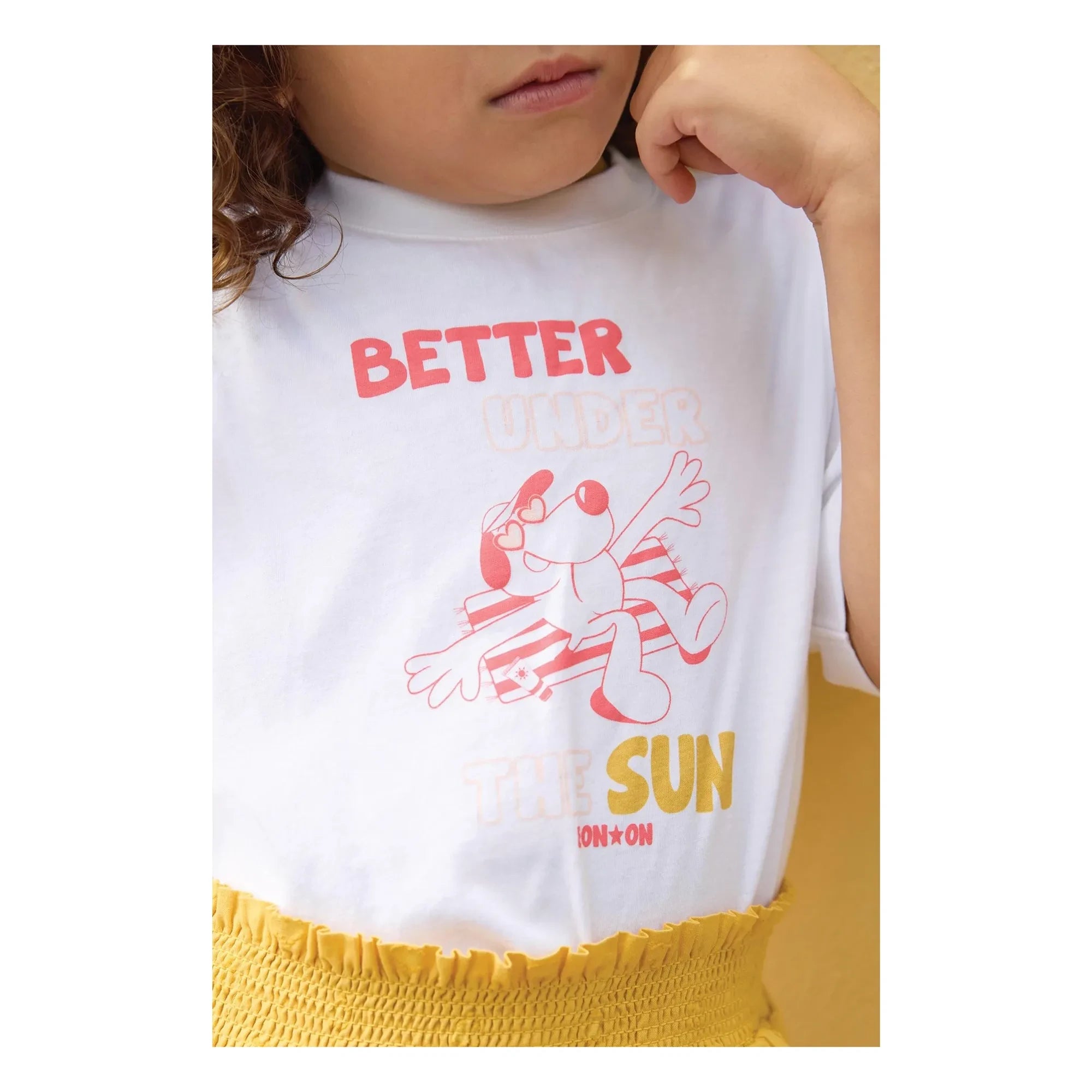Bonton - Livo Sun Tişört | Beyaz