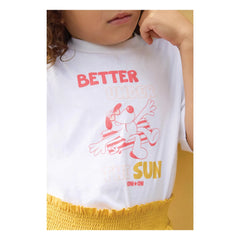 Bonton - Livo Sun Tişört | Beyaz